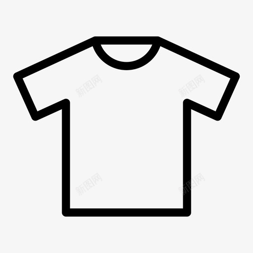 T恤衣服商品图标svg_新图网 https://ixintu.com T恤 商品 衣服