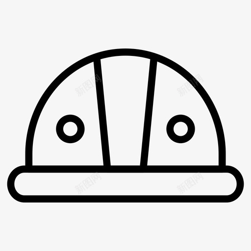 工人帽帽子施工图标svg_新图网 https://ixintu.com 安全 安全帽 工人帽 帽子 施工 施工线图标 防护