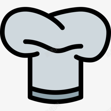 厨师46号厨房原色图标图标