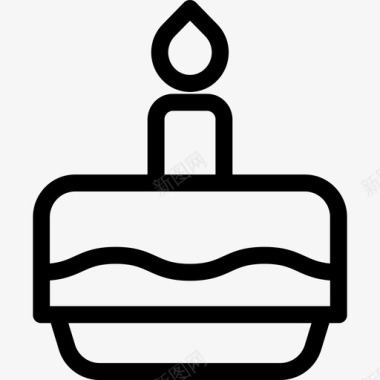 生日蛋糕庆祝活动7直系图标图标