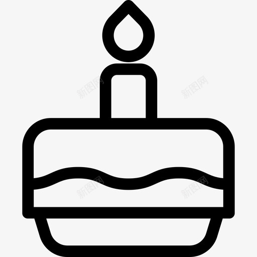 生日蛋糕庆祝活动7直系图标svg_新图网 https://ixintu.com 庆祝活动7 生日蛋糕 直系