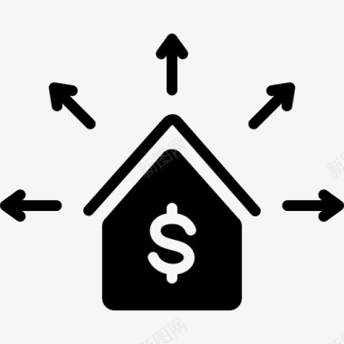 负债认证房屋图标图标