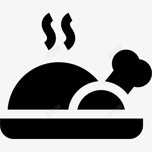 鸡肉亚洲餐厅7填充图标svg_新图网 https://ixintu.com 亚洲餐厅7 填充 鸡肉