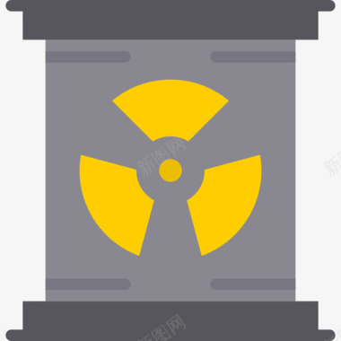 核能生态151平坦图标图标
