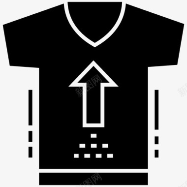 足球服装球员衬衫球员制服图标图标