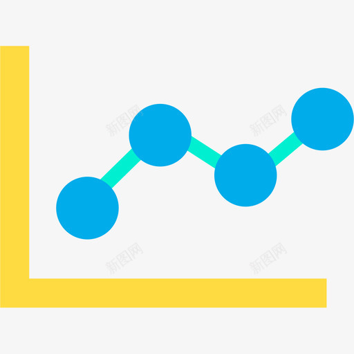折线图业务239持平图标svg_新图网 https://ixintu.com 业务239 折线图 持平