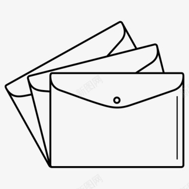 a4聚丙烯文件夹文件夹塑料图标图标
