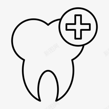 牙科牙医口腔图标图标