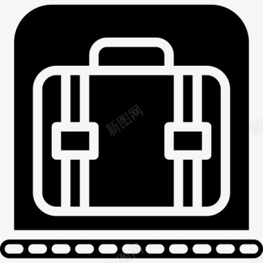 行李酒店和旅行2实心图标图标