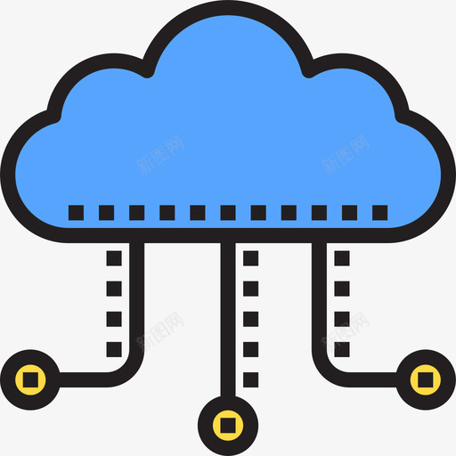 托管网络和数据库15线性颜色图标svg_新图网 https://ixintu.com 托管 线性颜色 网络和数据库15
