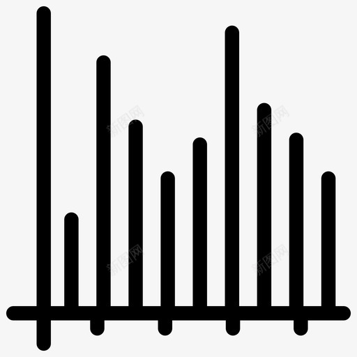 直方图条形图图表图标svg_新图网 https://ixintu.com 图表 数据 数据分析 条形图 直方图