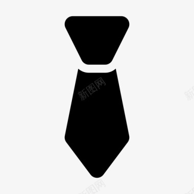 领带商务管理图标图标