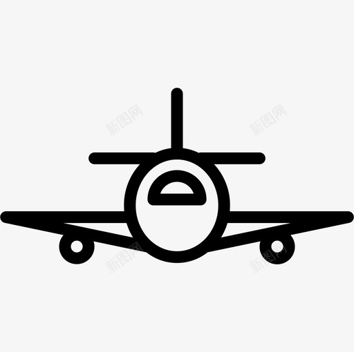 飞机运输97直线图标svg_新图网 https://ixintu.com 直线 运输97 飞机