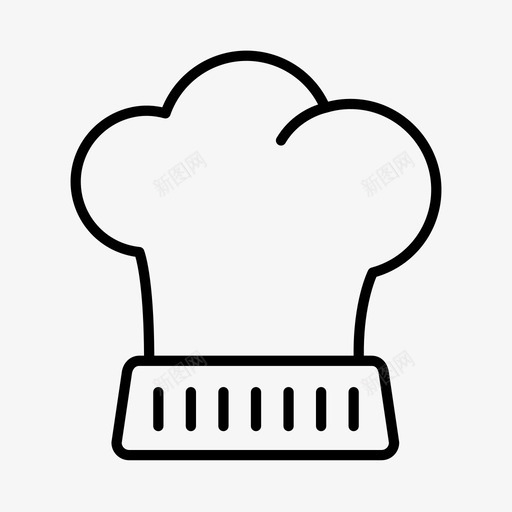 面包房厨师长图标svg_新图网 https://ixintu.com 面包房厨师长