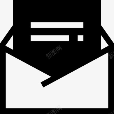 商务电子邮件信封财务图标图标