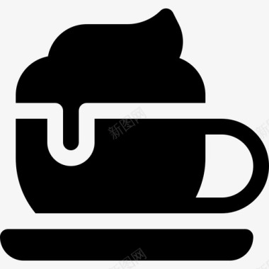 咖啡杯鸡尾酒10杯满杯图标图标