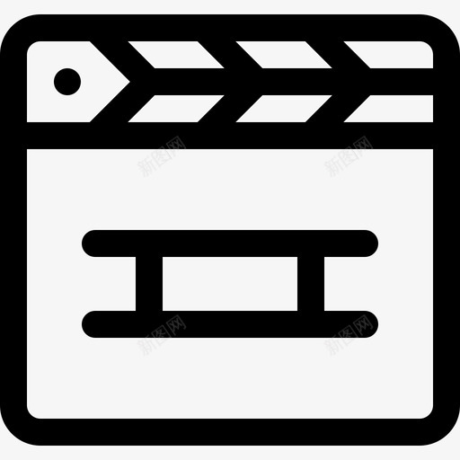 隔板媒体技术2线性图标svg_新图网 https://ixintu.com 媒体技术2 线性 隔板