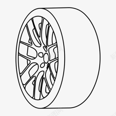 轮胎汽车驾驶图标图标
