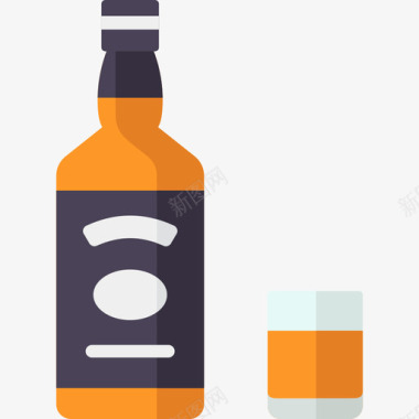 威士忌鸡尾酒4杯淡味图标图标