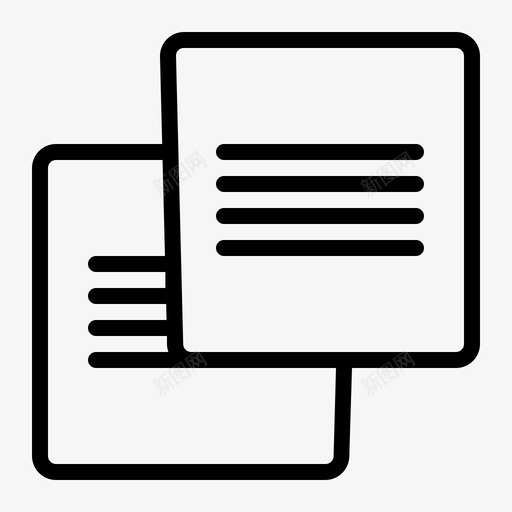 便笺商务支票图标svg_新图网 https://ixintu.com 便笺 办公室 商务 报纸 支票 酒店和餐厅2