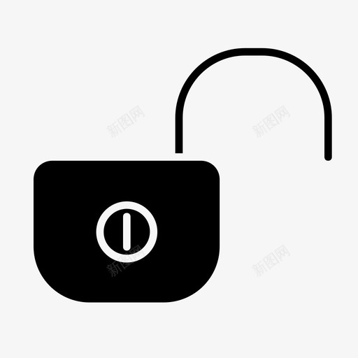 解锁自由开放图标svg_新图网 https://ixintu.com 不安全 开放 打开 用户界面 自由 解锁
