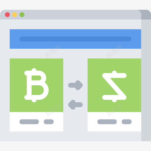 交换区块链4扁平图标svg_新图网 https://ixintu.com 交换 区块链4 扁平