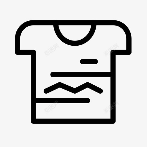 衬衫布料t恤图标svg_新图网 https://ixintu.com t恤 制服 布料 网页搜索引擎优化和广告媒体 衬衫