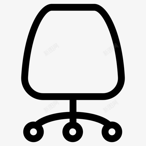 椅子坐椅等候椅图标svg_新图网 https://ixintu.com 坐椅 家具大胆的图标 椅子 等候椅