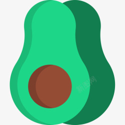 AvocadoAvocado死亡日5Flat图标高清图片