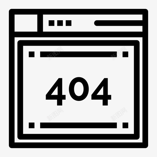 404错误代码计算图标svg_新图网 https://ixintu.com 404错误 云数据技术和网络技术 代码 文件 计算
