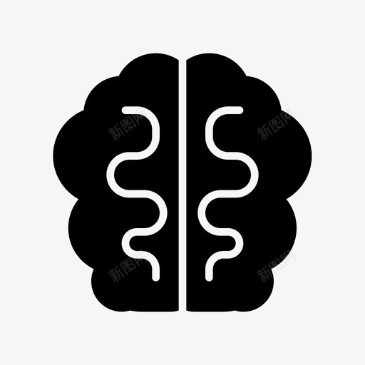 大脑身体部位器官图标svg_新图网 https://ixintu.com 健康图标 器官 大脑 思考 聪明 身体部位