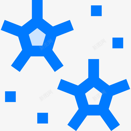 星星太空93蓝色图标svg_新图网 https://ixintu.com 太空93 星星 蓝色