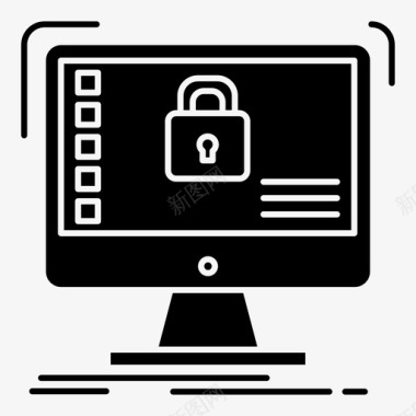安全网站数据保护图标图标