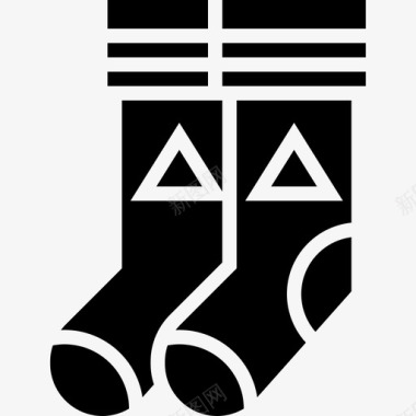 袜子足球30字形图标图标