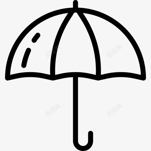 雨伞九月物流直线型图标svg_新图网 https://ixintu.com 九月物流 直线型 雨伞