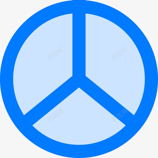 和平独立日4蓝色图标svg_新图网 https://ixintu.com 和平 独立日4 蓝色