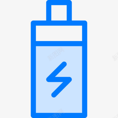 电池移动12蓝色图标图标