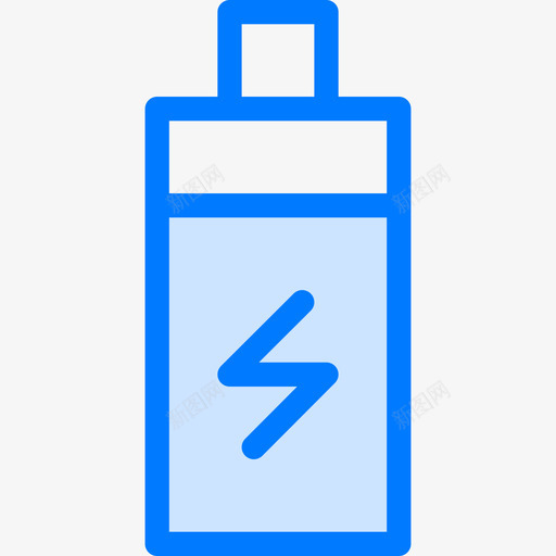 电池移动12蓝色图标svg_新图网 https://ixintu.com 电池 移动12 蓝色