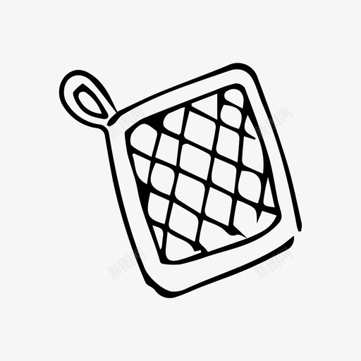 锅架厨房厨房用具图标svg_新图网 https://ixintu.com 厨房 厨房用具 素描 锅架
