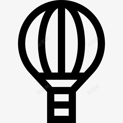 热气球航空15线性图标svg_新图网 https://ixintu.com 热气球 线性 航空15