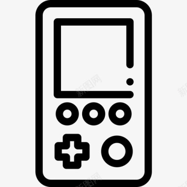 Gameboy游戏57线性图标图标