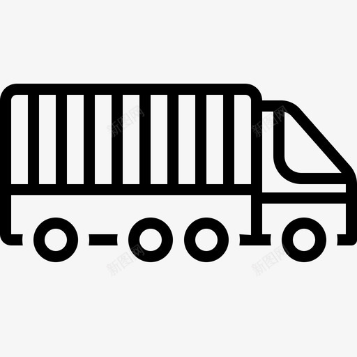 货运集装箱仓储图标svg_新图网 https://ixintu.com 仓储 卡车 货运 集装箱