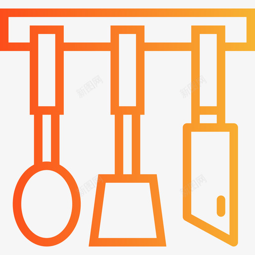 器具厨房工具18梯度图标svg_新图网 https://ixintu.com 厨房工具18 器具 梯度