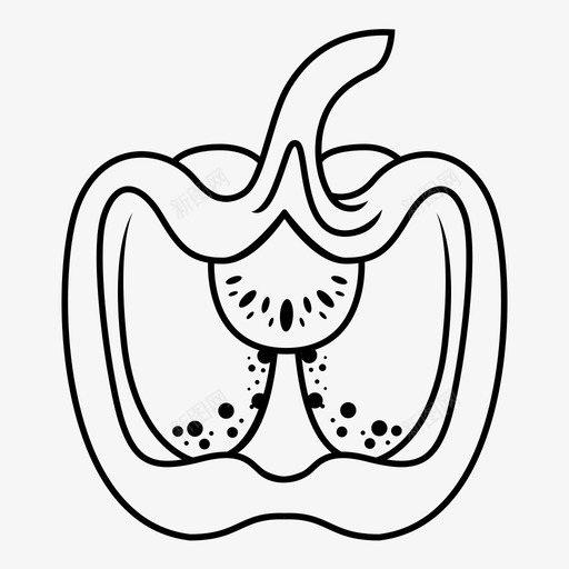 甜椒辣椒烹饪图标svg_新图网 https://ixintu.com 烹饪 甜椒 蔬菜 辛辣 辣椒 食物