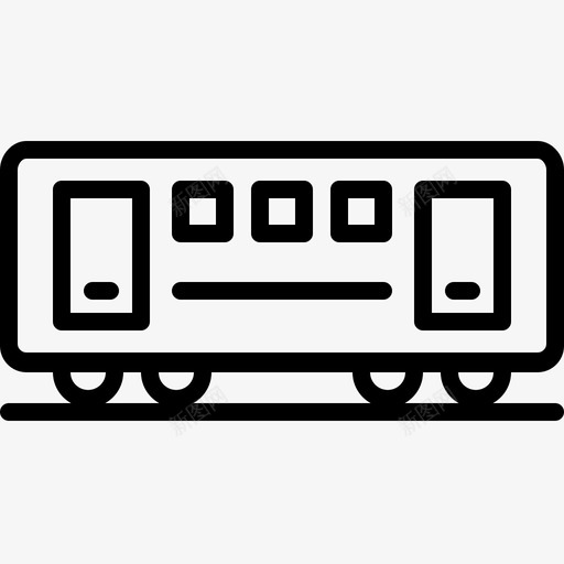 列车转向架车厢图标svg_新图网 https://ixintu.com 列车 客车 车厢 转向架 铁路