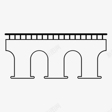 桥梁建筑民用图标图标