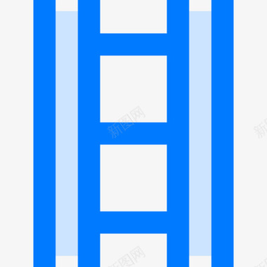 楼梯工业46蓝色图标图标