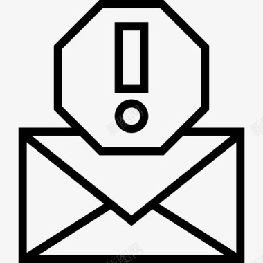 垃圾邮件电子邮件消息图标图标