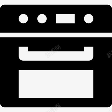 烤箱家用电器5填充图标图标