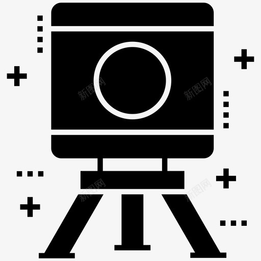 宇航员照相机科学家复古相机图标svg_新图网 https://ixintu.com 复古相机 天文相机 太空和银河系标志图标包 太空设备 宇航员照相机 科学家